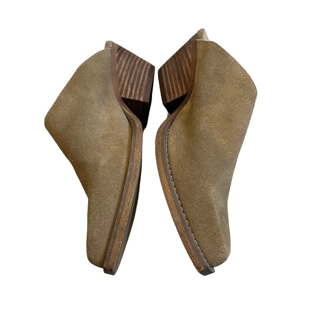 Jane and the Shoe Karissa Tan Suede Mule, Sz 6 - Picture 9 of 14